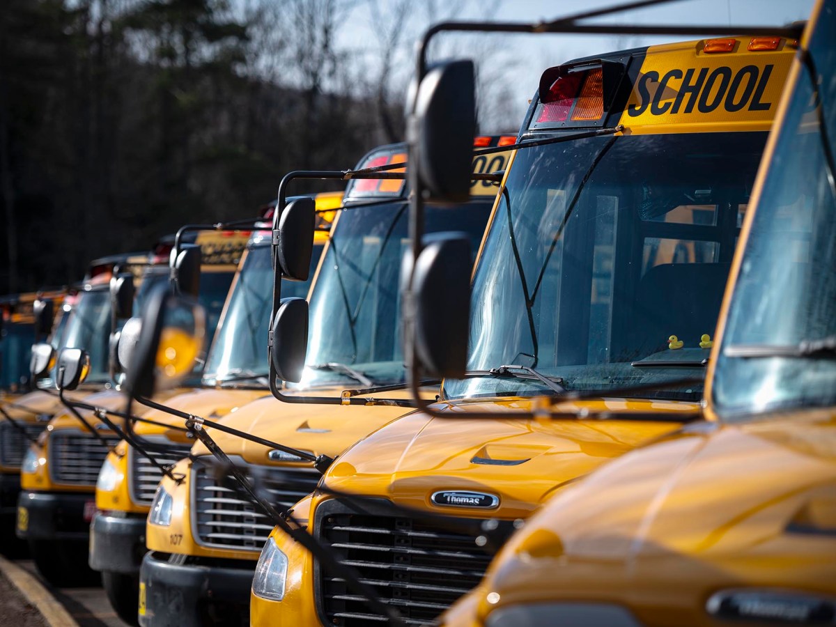 Bus company accuses union drivers of unlawful and unsafe picketing at Brattleboro school
